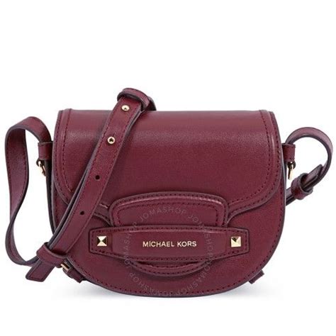 michael kors handbag oxblood|oxblood crossbody bag.